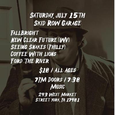 Skid Row Garage Flyer